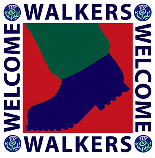 VisitScotland Walkers Welcome Logo